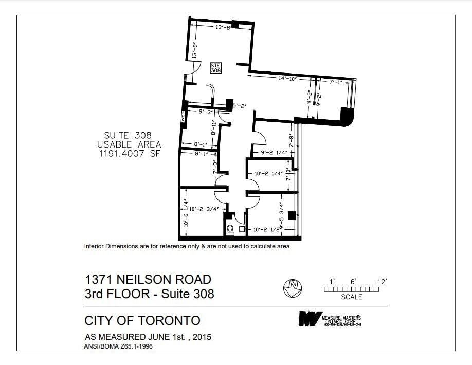 1371 Neilson Rd, Toronto, ON for lease Floor Plan- Image 1 of 1