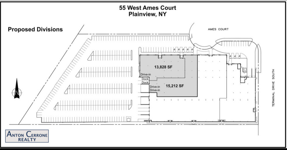 55 W Ames Ct, Plainview, NY for lease - Site Plan - Image 2 of 3