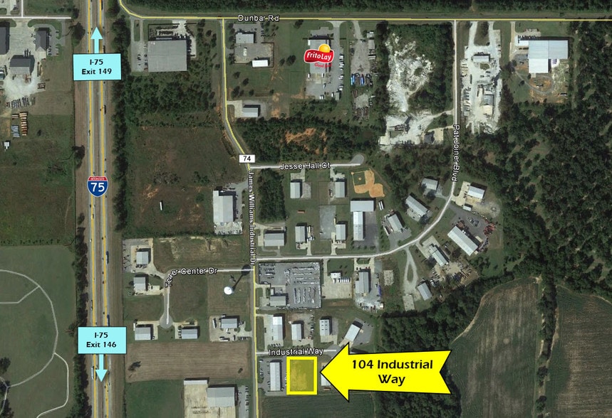 104 Industrial Way, Byron, GA for sale - Aerial - Image 1 of 1