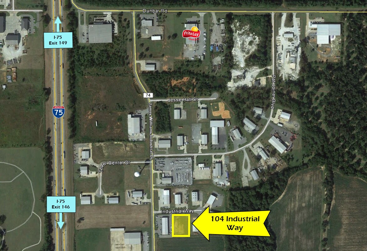 104 Industrial Way, Byron, GA for sale Aerial- Image 1 of 1