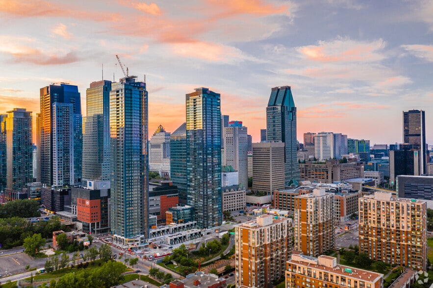 1250 Boul René-Lévesque O, Montréal, QC for lease - Aerial - Image 3 of 18