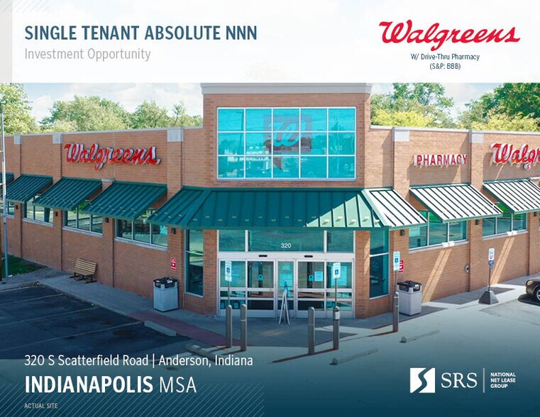 320 S Scatterfield Rd, Anderson, IN for sale - Building Photo - Image 1 of 1