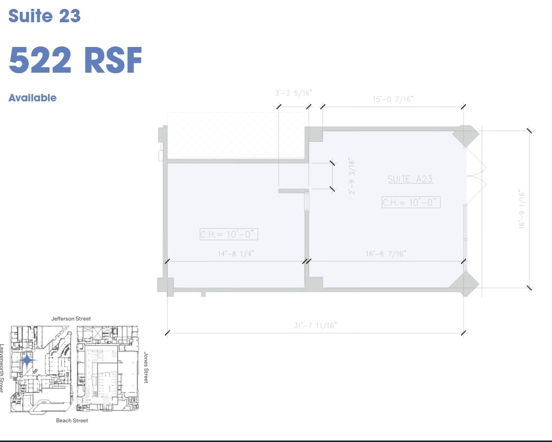 333 Jefferson St, San Francisco, CA for lease Floor Plan- Image 1 of 1