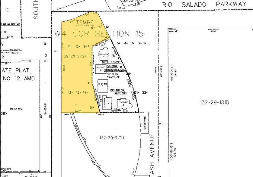 120 S Ash Ave, Tempe, AZ for lease - Plat Map - Image 3 of 30