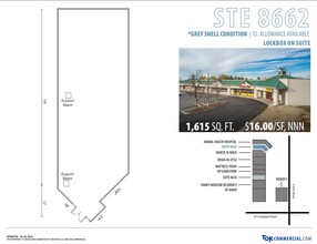 8610-8664 W Overland Rd, Boise, ID for lease Floor Plan- Image 1 of 1