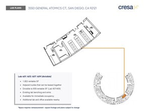 3550 General Atomics Ct, San Diego, CA for lease Floor Plan- Image 1 of 1