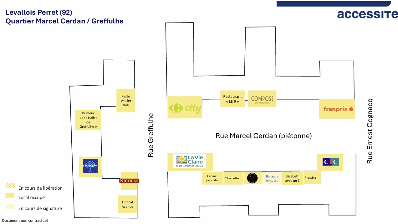 10 Rue Marcel Cerdan, Levallois-Perret for lease Floor Plan- Image 1 of 2