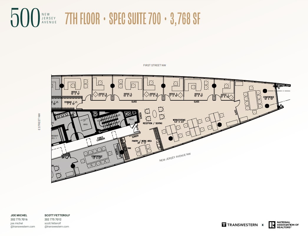 500 New Jersey Ave NW, Washington, DC for lease Floor Plan- Image 1 of 1