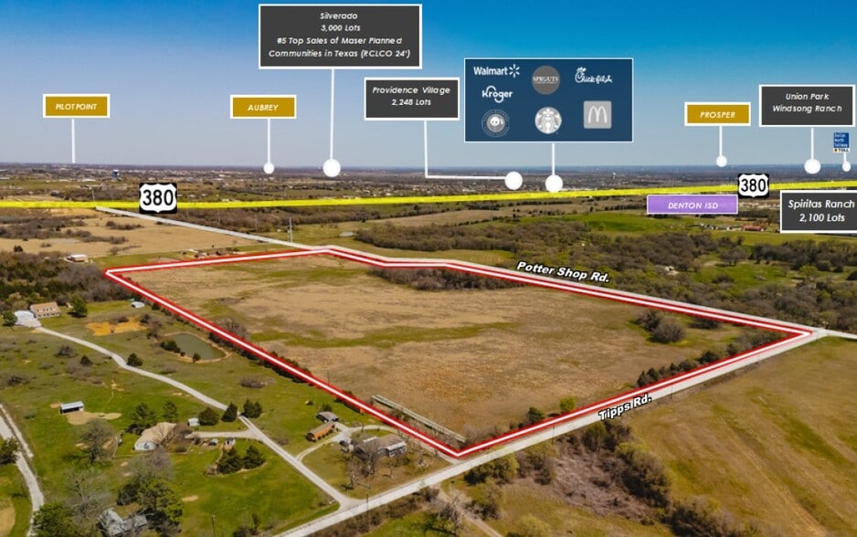 4700 S Potter Shop Rd, Cross Roads, TX for sale - Primary Photo - Image 1 of 3