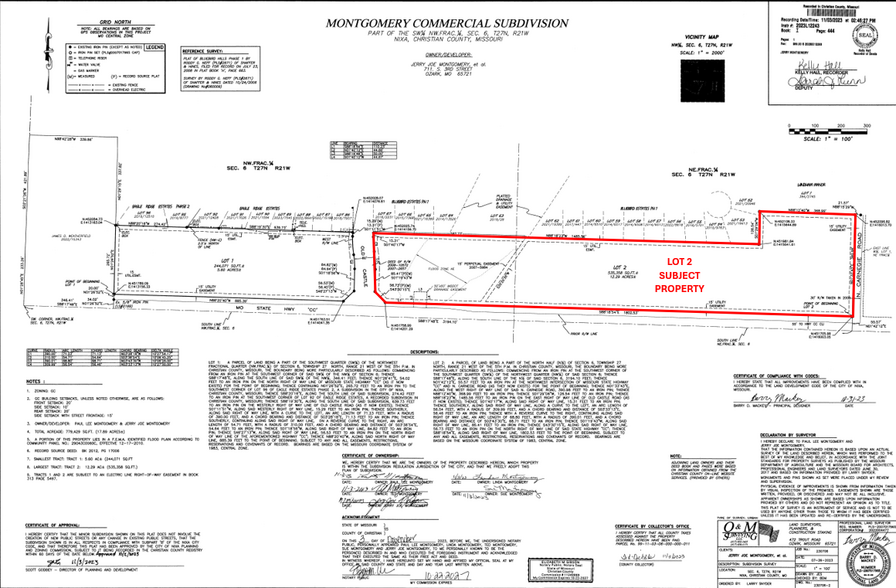 801 State Highway CC, Nixa, MO for sale - Site Plan - Image 2 of 2