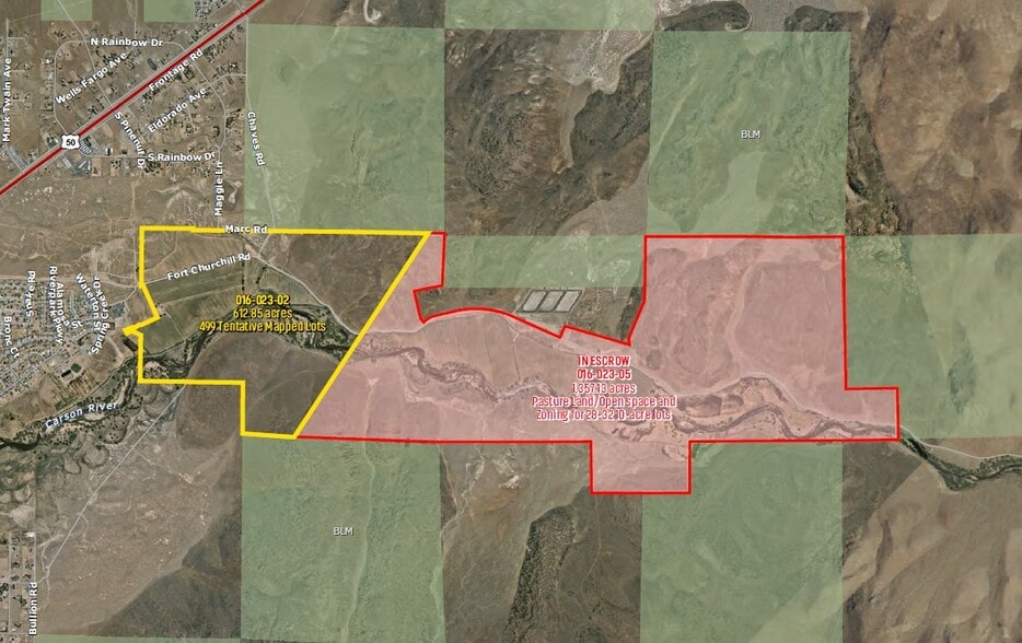 1455 Fort Churchill Rd, Dayton, NV for sale - Aerial - Image 2 of 3