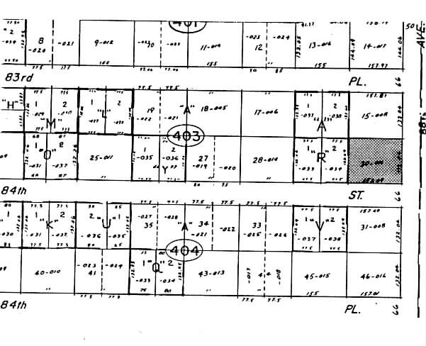 8350 S 88th Ave, Justice, IL for sale - Plat Map - Image 2 of 9