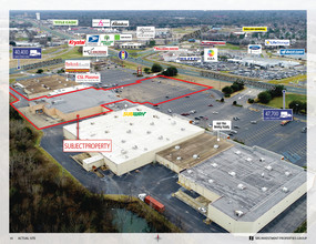 4035 Eastern Blvd, Montgomery, AL - aerial  map view