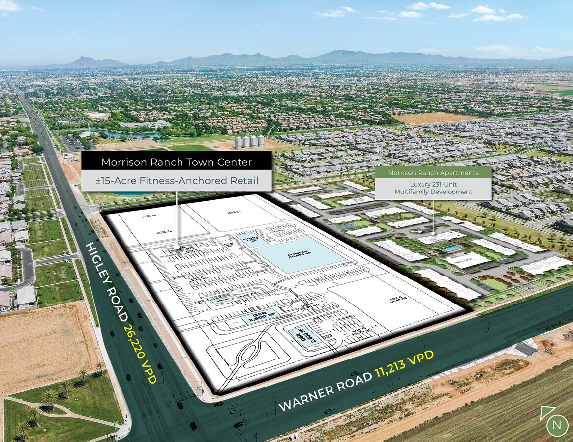 Higley Rd & Warner rd, Gilbert, AZ 85296 Morrison Ranch Town Center