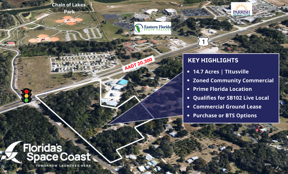 Us-1 and Dairy Road, Titusville, FL for lease - Primary Photo - Image 2 of 4