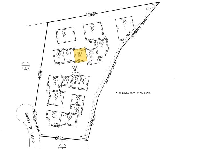 6064 Corte del Cedro, Carlsbad, CA for lease - Plat Map - Image 2 of 3