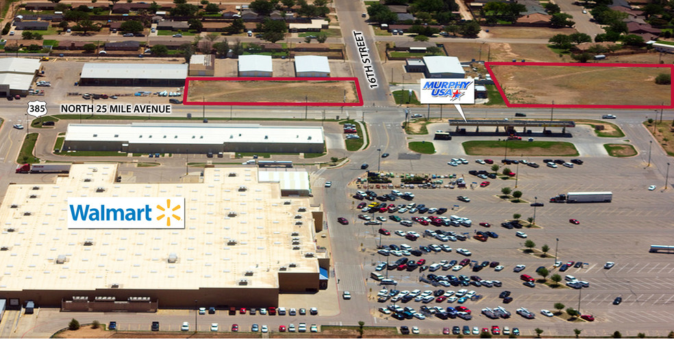 US 385 & 16TH, Hereford, TX for sale - Aerial - Image 1 of 1