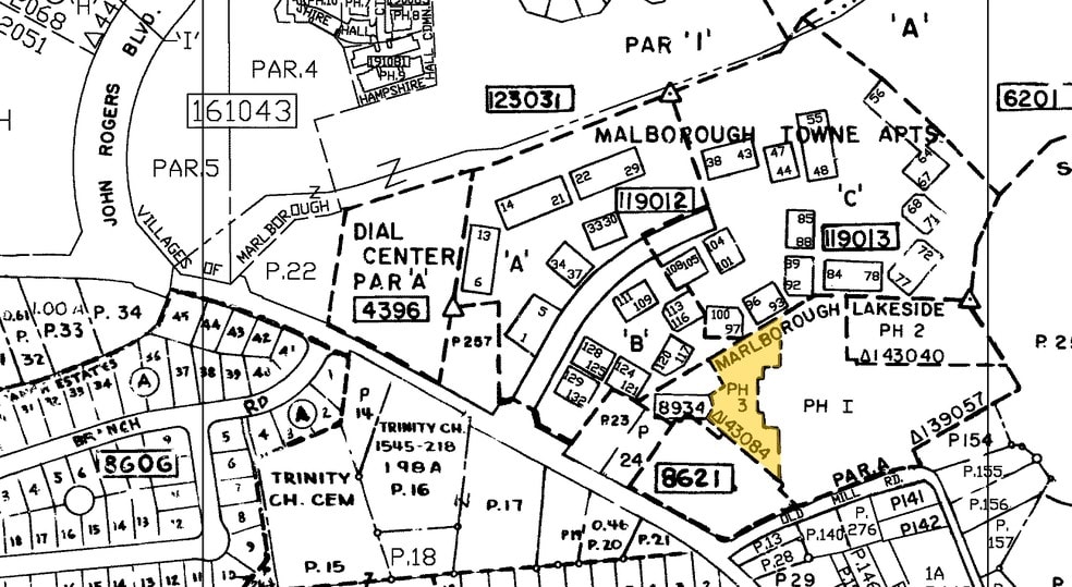 Marlborough Lakeside Office Condo, Upper Marlboro, MD for sale - Plat Map - Image 1 of 2