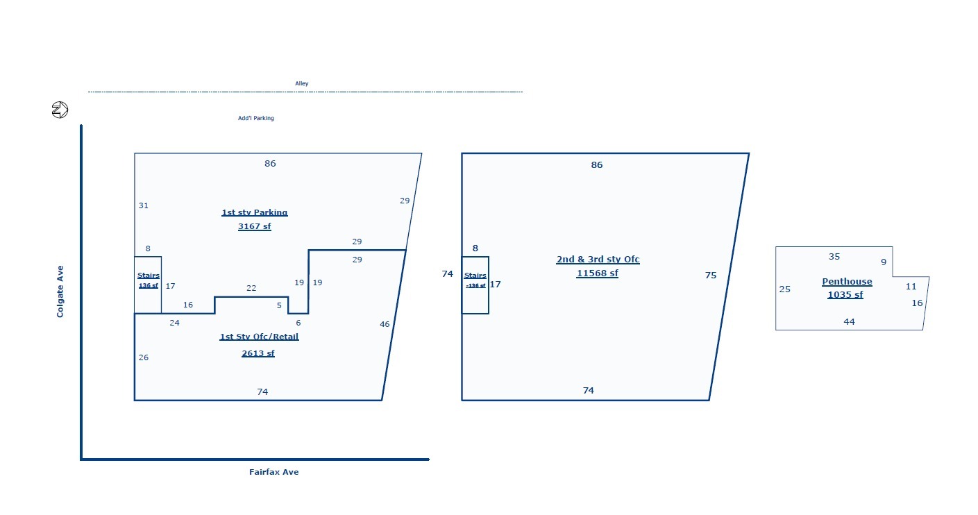 421-425 S Fairfax Ave, Los Angeles, CA for sale Floor Plan- Image 1 of 1