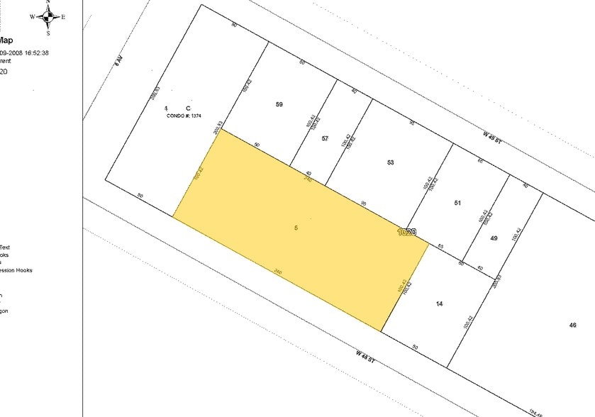 235 W 48th St, New York, NY for sale - Plat Map - Image 1 of 1