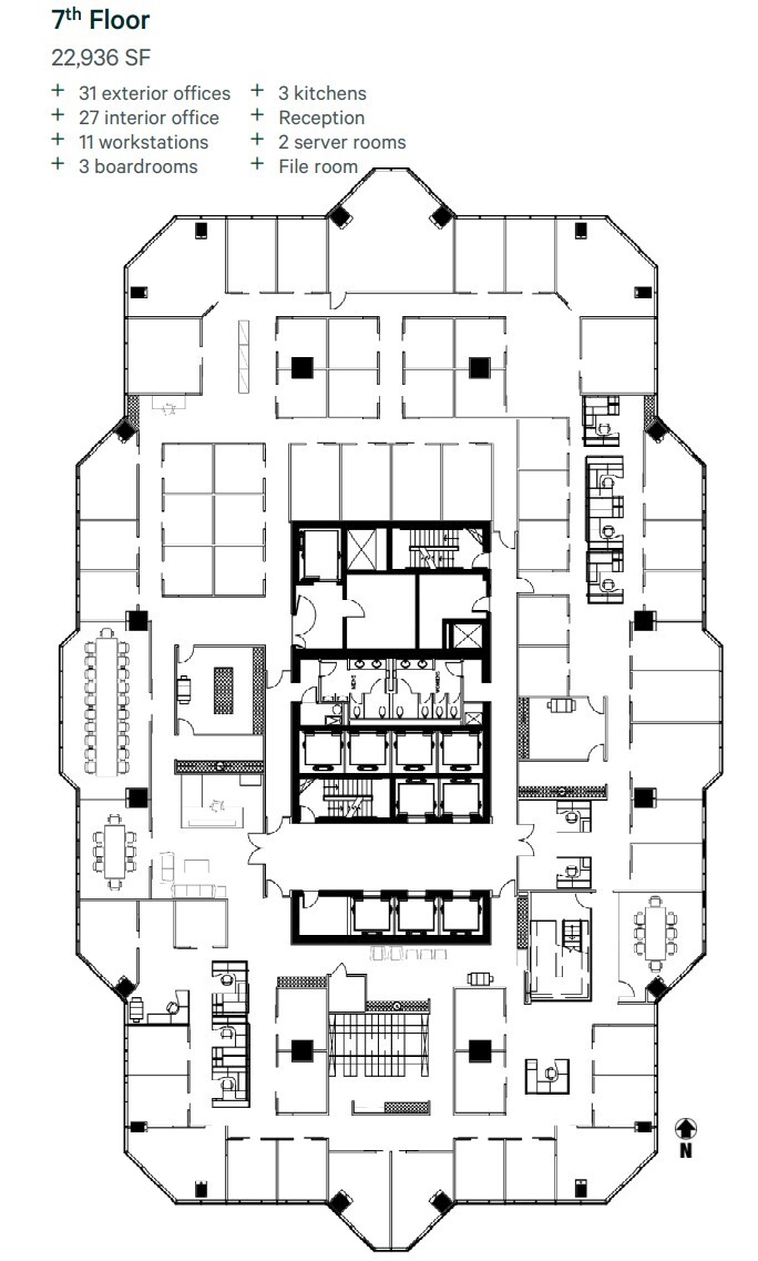 222 3rd Ave SW, Calgary, AB for lease Floor Plan- Image 1 of 1