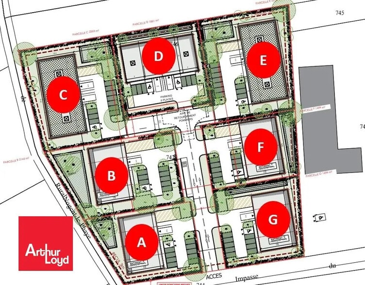 Flex in Nogent-le-Phaye for sale - Site Plan - Image 1 of 2