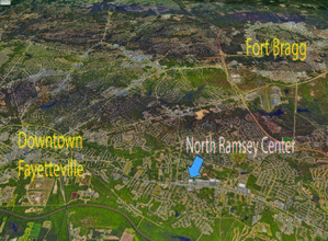 3611 Ramsey St, Fayetteville, NC - aerial  map view - Image1