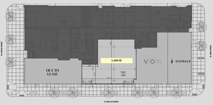 664-678 N Wells St, Chicago, IL for lease Floor Plan- Image 1 of 1