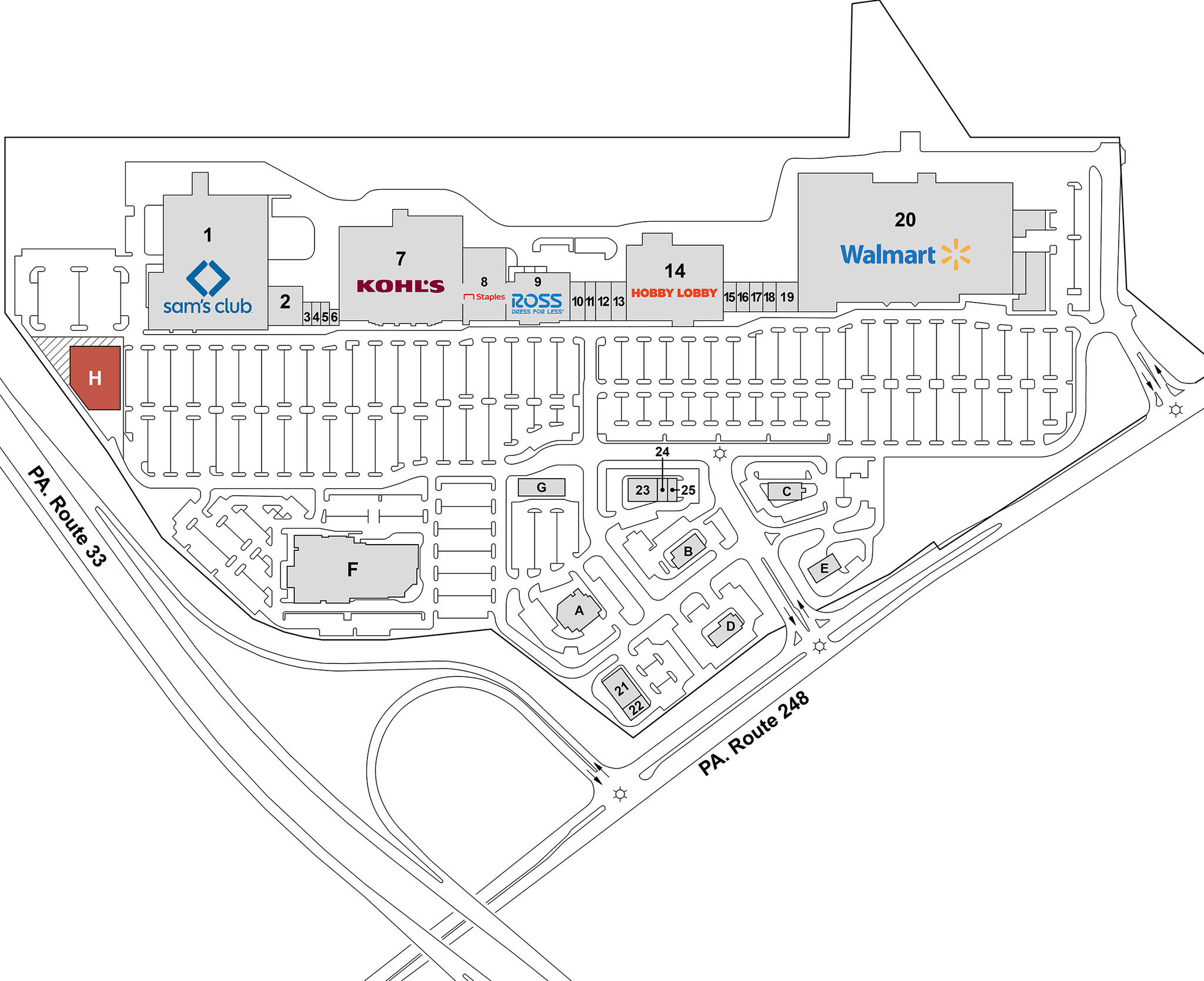 3722 Easton Nazareth Hwy, Easton, PA for lease Site Plan- Image 1 of 1