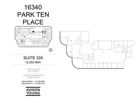 16340 Park Ten Place Dr, Houston, TX for lease Floor Plan- Image 1 of 1