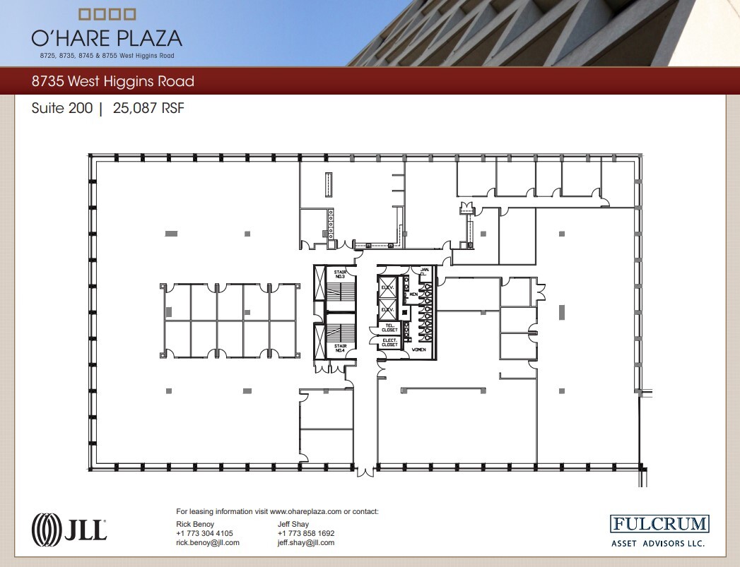 8725 W Higgins Rd, Chicago, IL for lease Floor Plan- Image 1 of 1