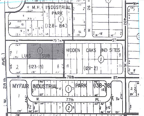 2746-2772 W 79th St, Hialeah, FL for lease - Plat Map - Image 2 of 2