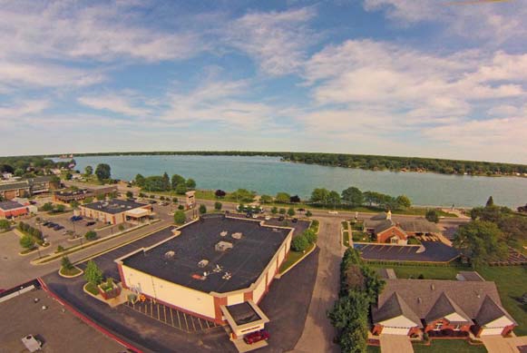 1025 Saint Clair River Dr, Algonac, MI for lease - Aerial - Image 3 of 8