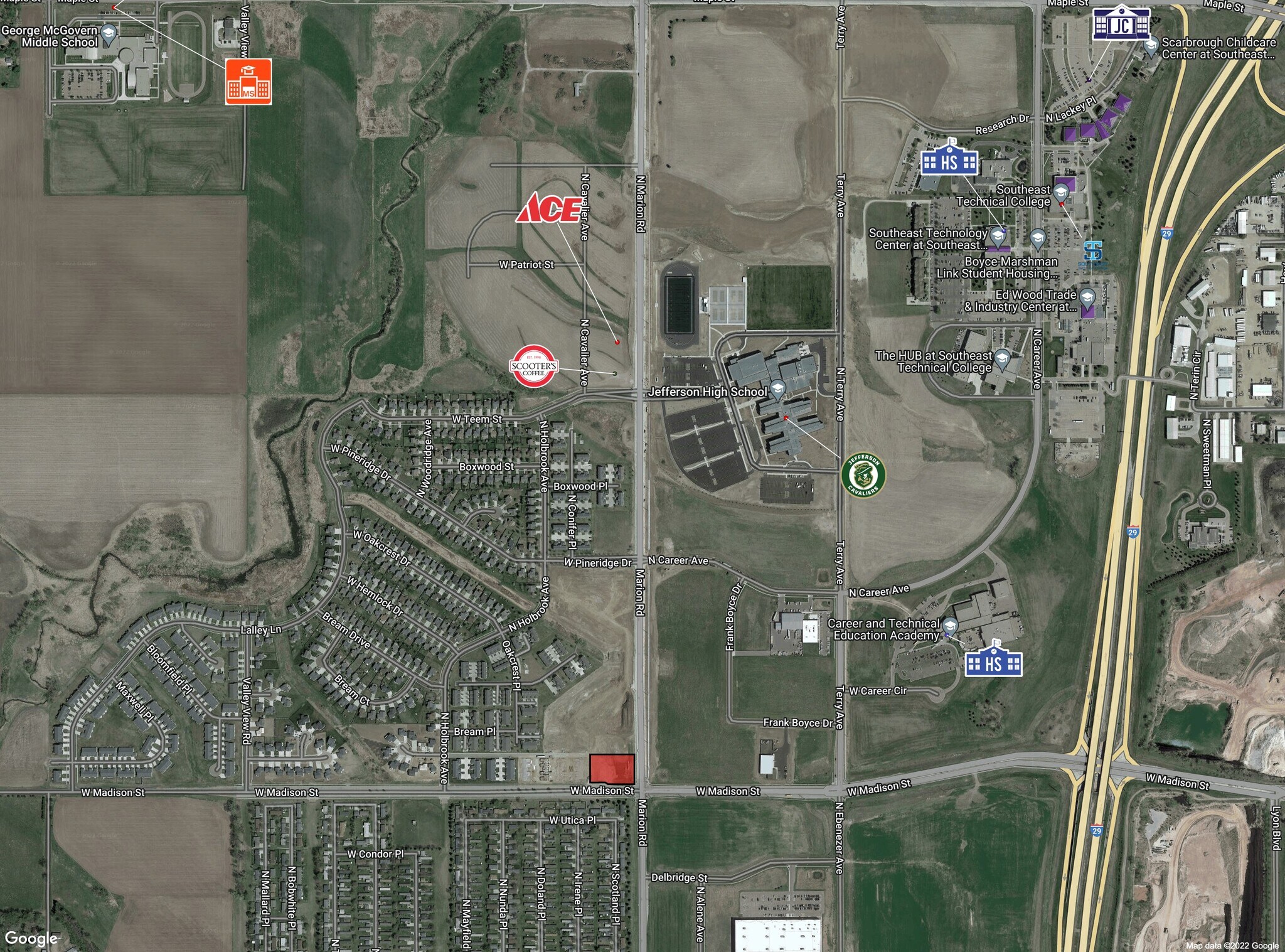 1015 N Marion Rd, Sioux Falls, SD 57101 Madison & Marion Land