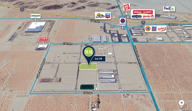 3.27-Acres N Indian Canyon Dr, Desert Hot Springs, CA - AERIAL  map view