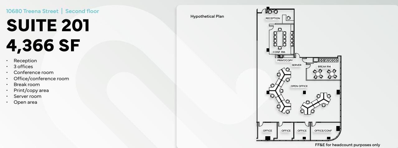 10680 Treena St, San Diego, CA for lease Floor Plan- Image 1 of 1