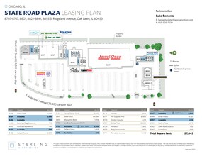 8707-8767 Ridgeland Ave, Oak Lawn, IL for lease Site Plan- Image 1 of 1