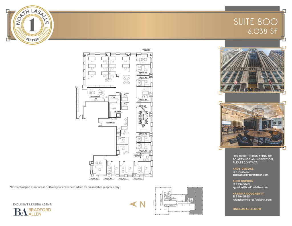 1 N La Salle St, Chicago, IL for lease Floor Plan- Image 1 of 5