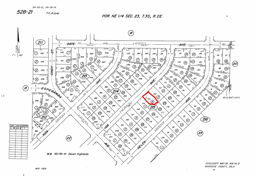 0 Ida Ave, Cabazon, CA for sale - Plat Map - Image 1 of 1