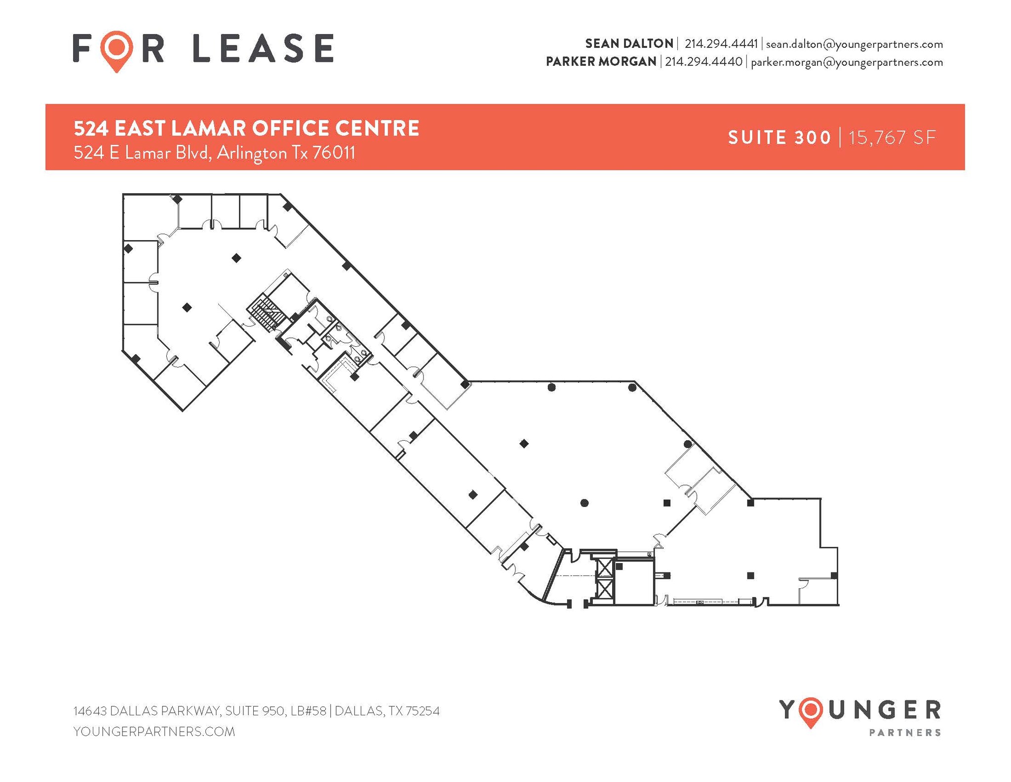 524 E Lamar Blvd, Arlington, TX for lease Floor Plan- Image 1 of 1