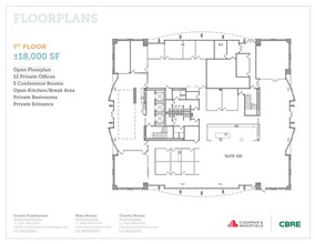 305 Walnut St, Redwood City, CA for lease Floor Plan- Image 1 of 1