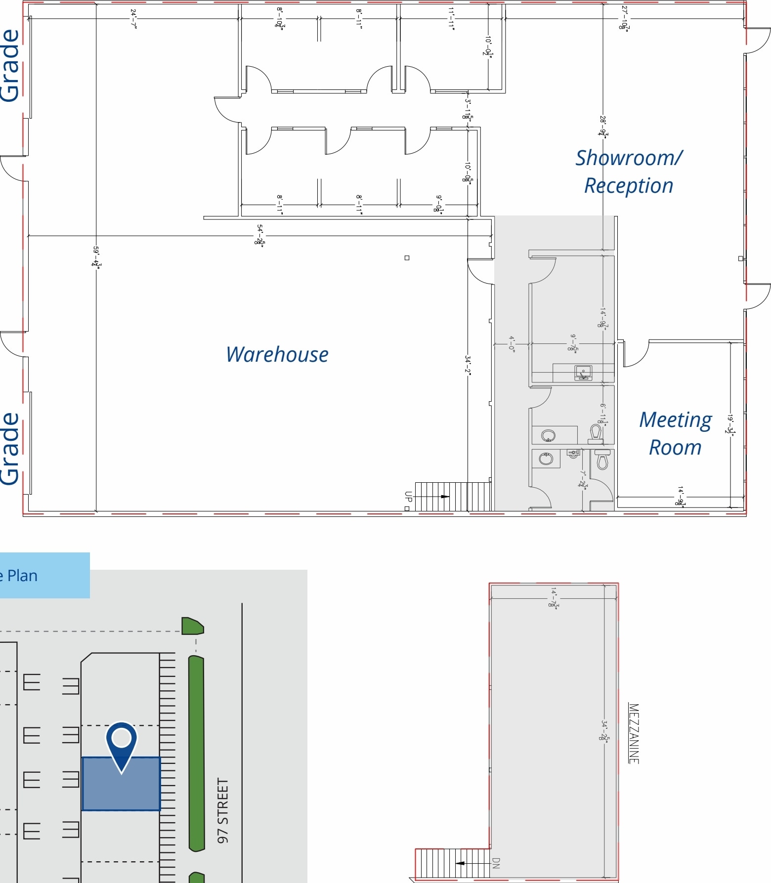 4710 97th St NW, Edmonton, AB for lease Floor Plan- Image 1 of 3
