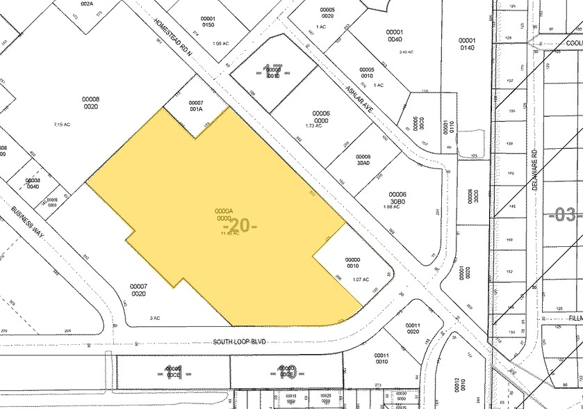 1107-1177 Homestead Rd N, Lehigh Acres, FL for lease - Plat Map - Image 2 of 7