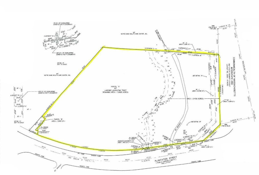 561 Plantation Street st, Worcester, MA for sale - Plat Map - Image 3 of 4