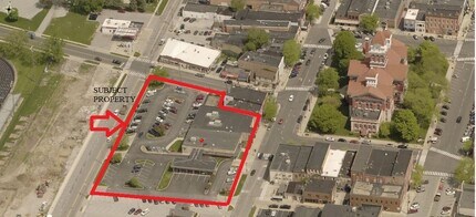 115 S Court St, Crown Point, IN - AERIAL  map view