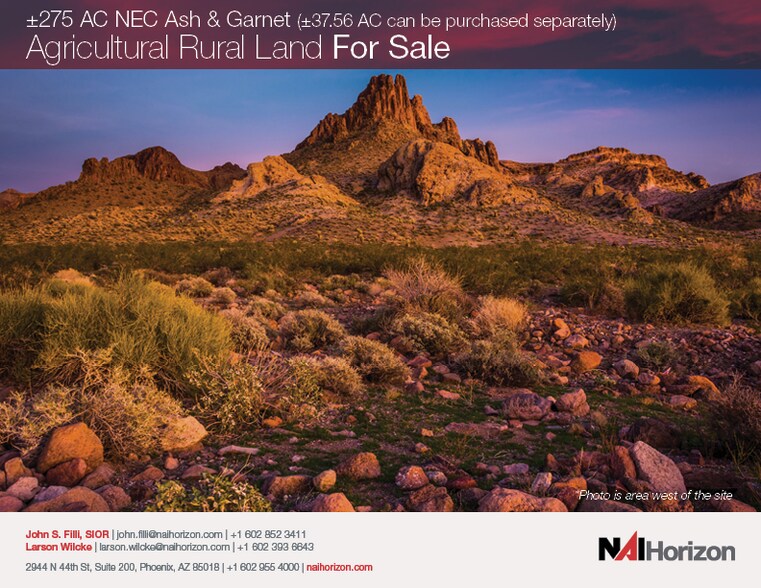 +/- 275 AC Ash & Garnet - Mohave County, Golden Valley, AZ for sale - Building Photo - Image 1 of 4