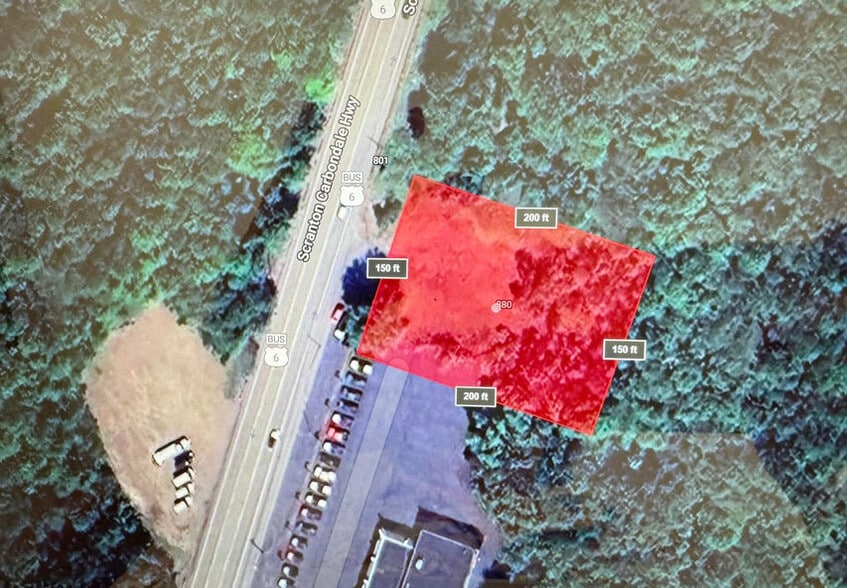 880 Scranton Carbondale Hwy, Eynon, PA for sale - Aerial - Image 1 of 1