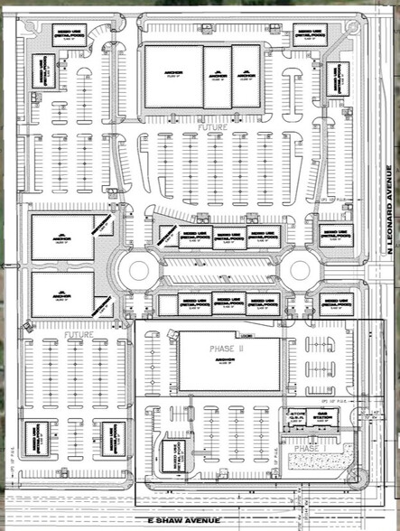 3693 Shaw Ave, Clovis, CA for sale - Site Plan - Image 1 of 1