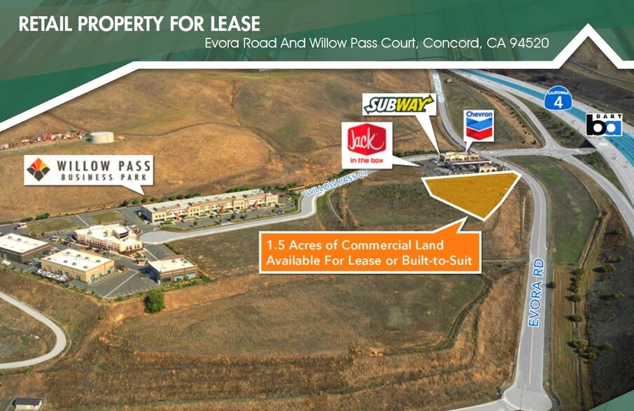 Evora Rd Willow Pass Court, Concord, CA, 94520 Commercial Land For