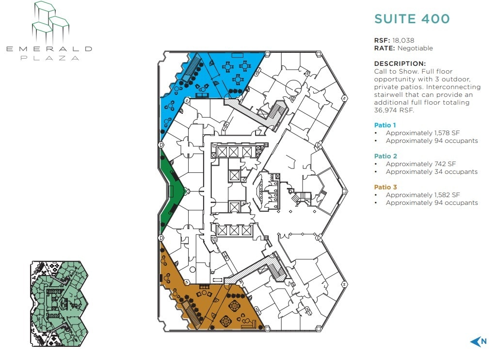 402 W Broadway, San Diego, CA for lease Floor Plan- Image 1 of 1